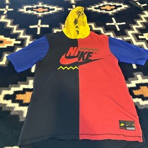 Nike basketball shirt with hood.  Special edition